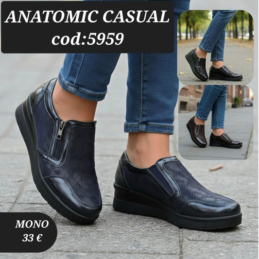 Anatomical with zipper and thermal rubber - 5959