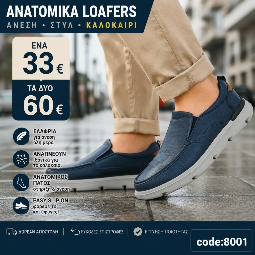 MINIMAL LOAFERS -8001