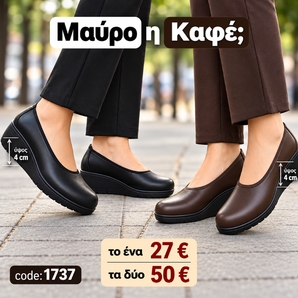 Ανατομική Πλατφόρμα – Μαύρο η Καφέ - 1737