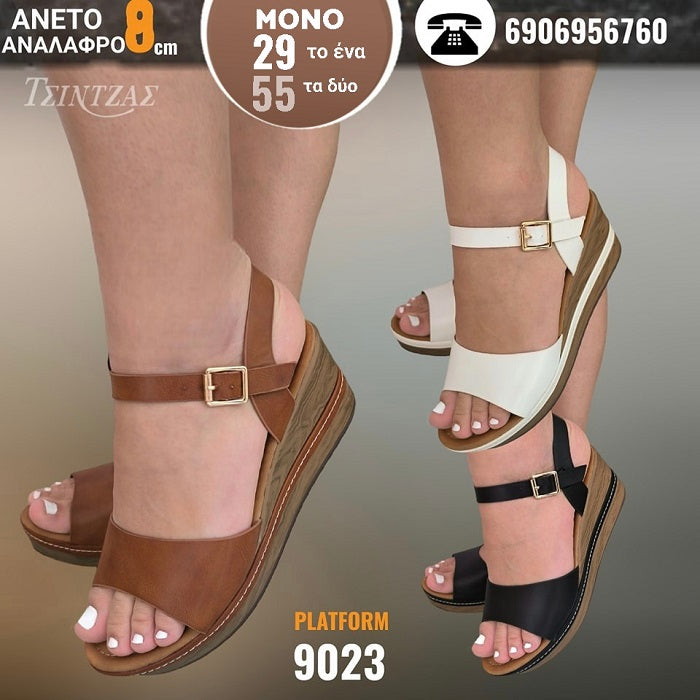 Platforms with detail on the sole and anatomical press - 9023 