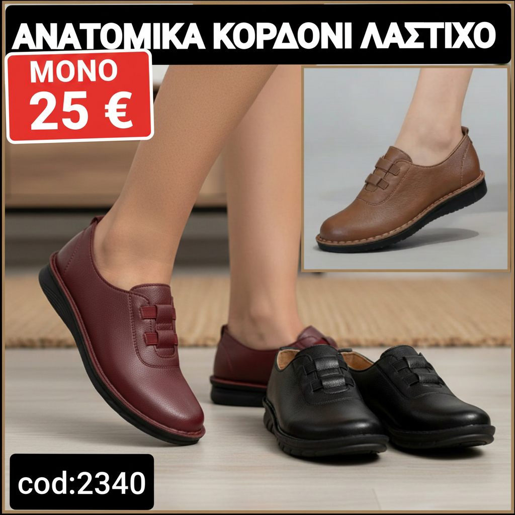 Ανατομικά με κορδόνι λάστιχο - 2340