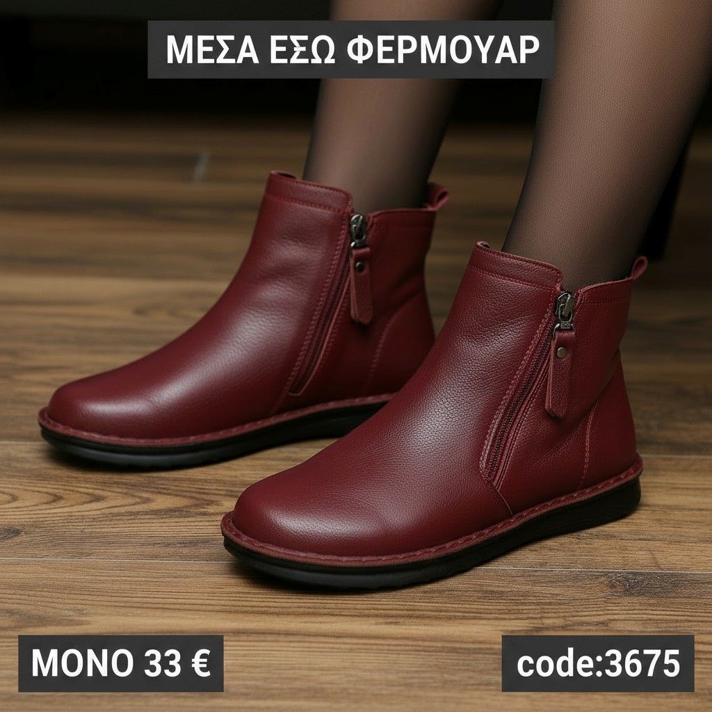 Μποτάκια ανατομικά τσέπης - 3675