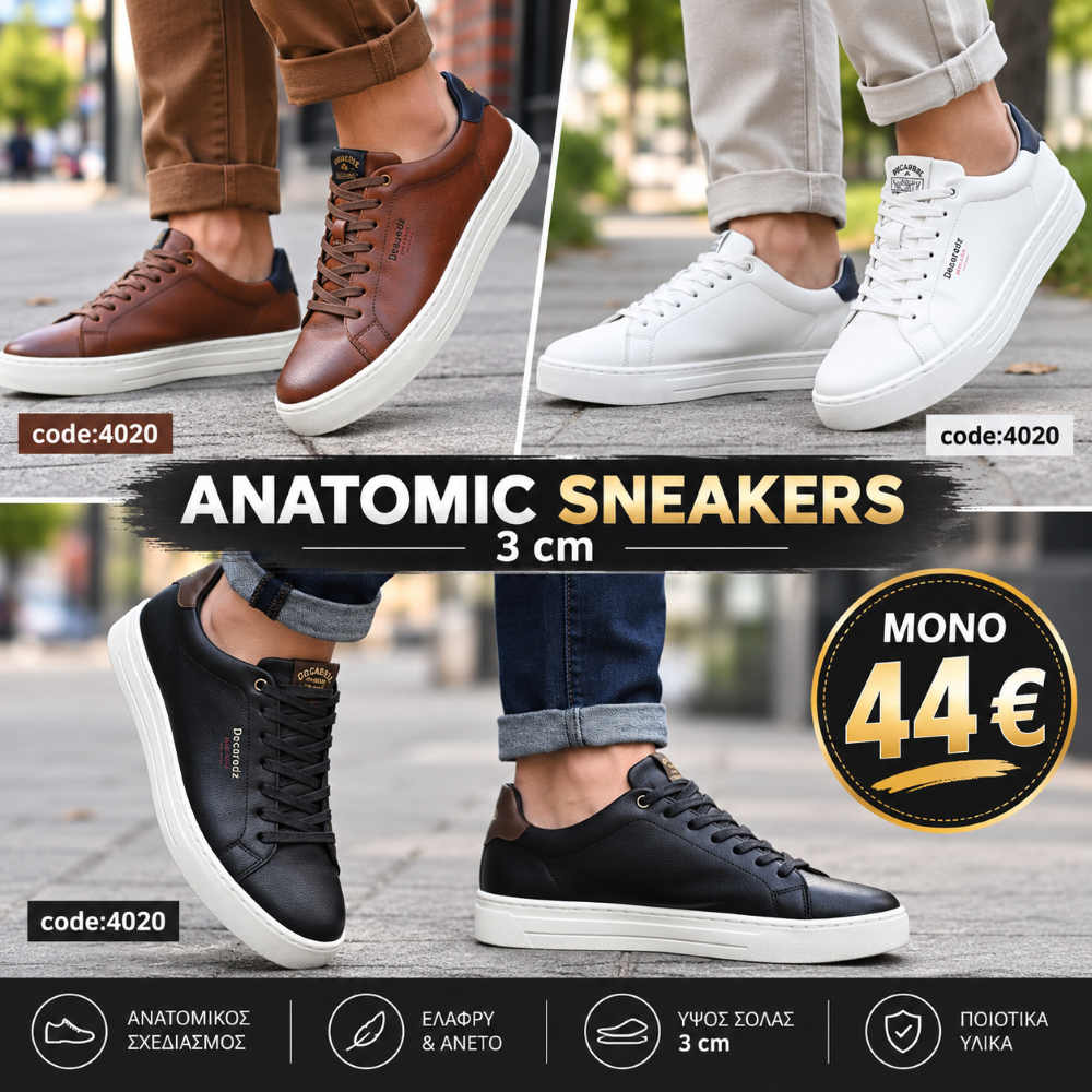 ANATOMIC SNEAKERS με μοντέρνο και διαχρονικό σχεδιασμό–4020