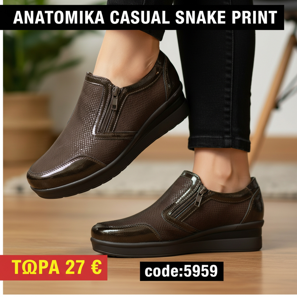 Ανατομικά με φερμουάρ και θερμολάστιχο - 5959