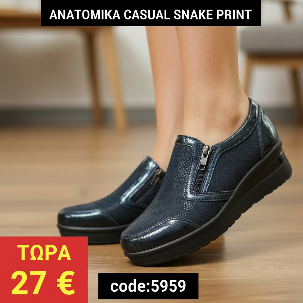 Ανατομικά με φερμουάρ και θερμολάστιχο - 5959
