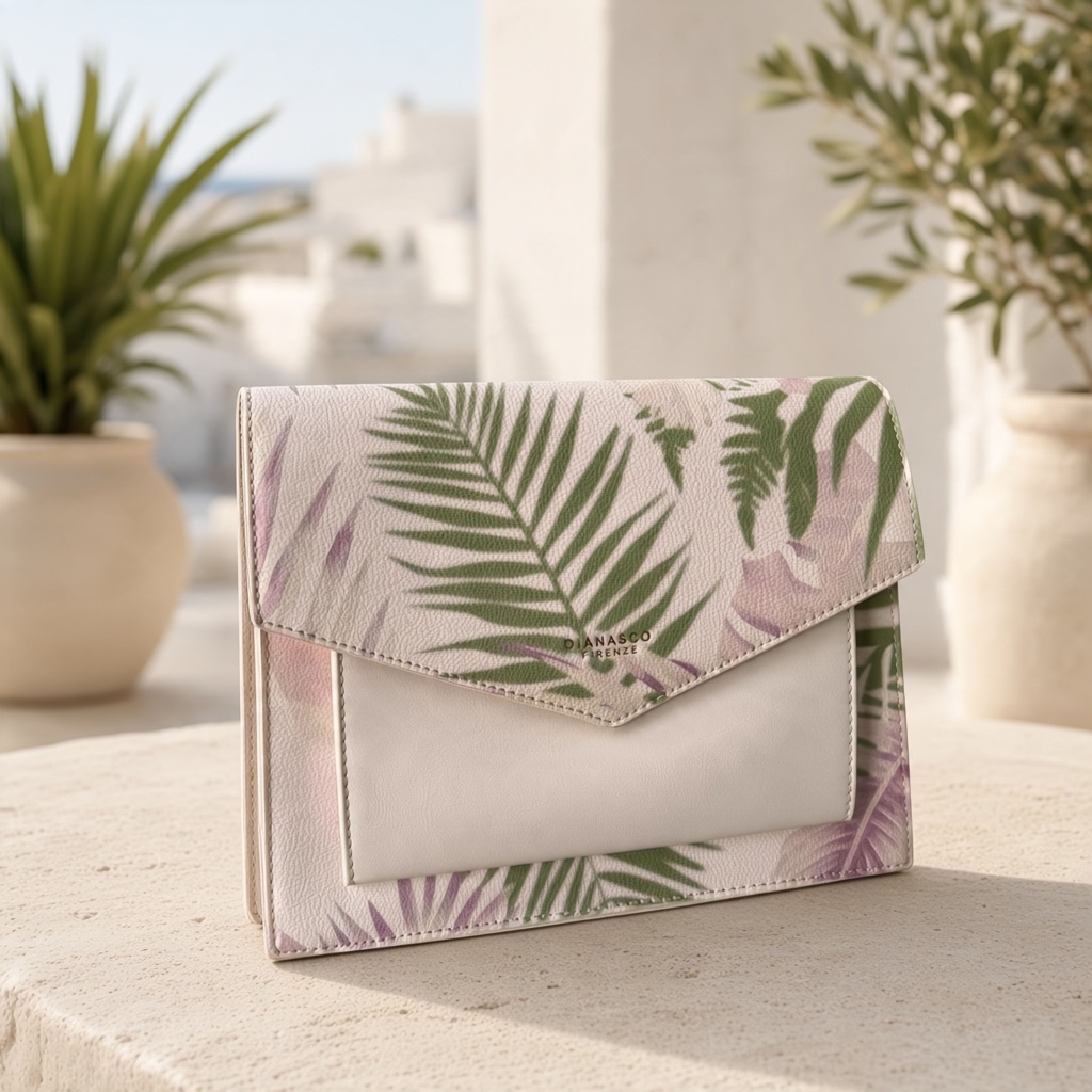 Γυναικεία Τσάντα Φάκελος με Tropical print