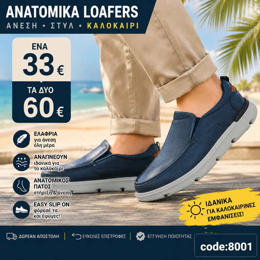 MINIMAL LOAFERS -8001