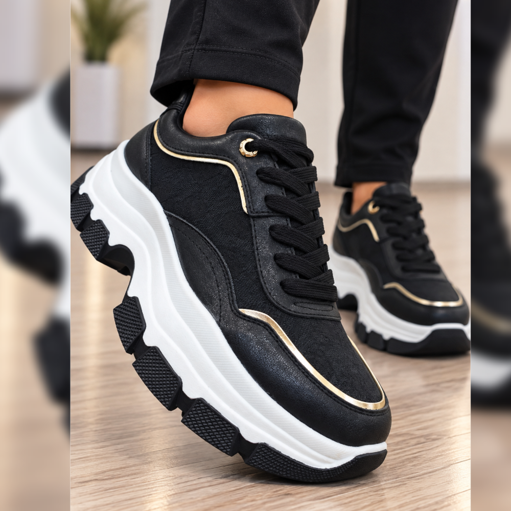 Γυναικεία Ανατομικά Sneakers με Πλατφόρμα 7 cm – Κωδ. 0232