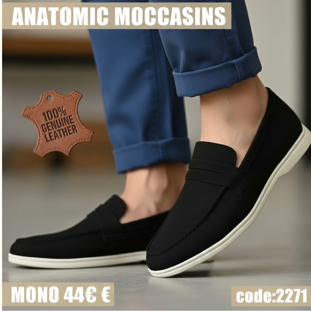 Men's Tailored Moccasins with Soft Press - 2271 