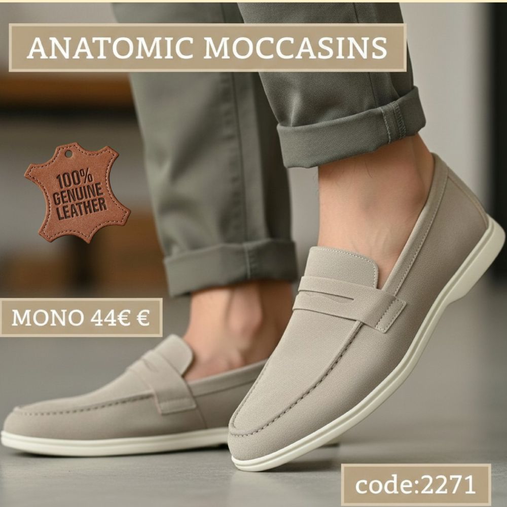 Men's Tailored Moccasins with Soft Press - 2271 