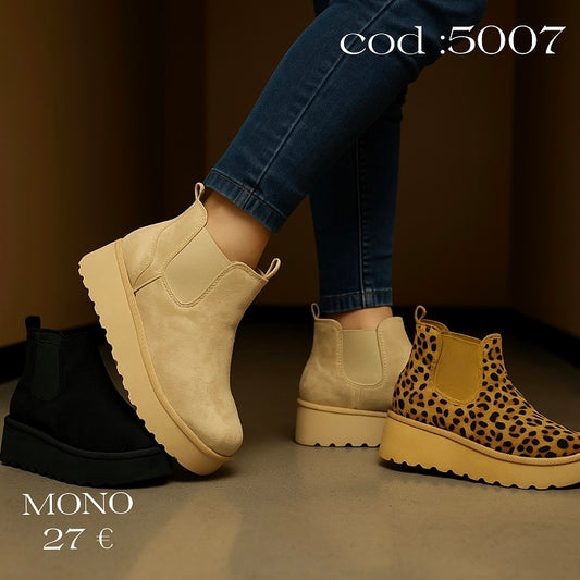 Γυναικεία Μποτάκια Casual με λάστιχο - 5007