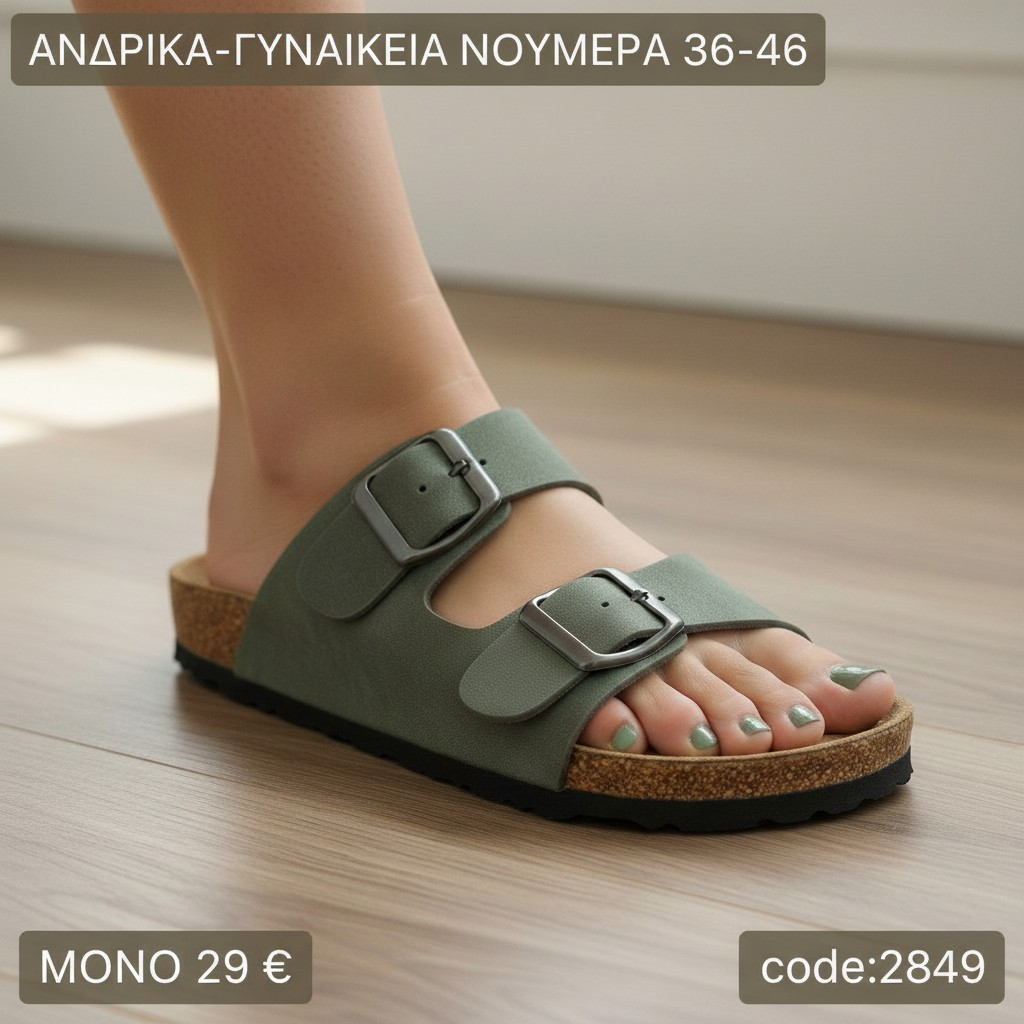 Ανατομικές Παντόφλες Unisex (36-46)-2849