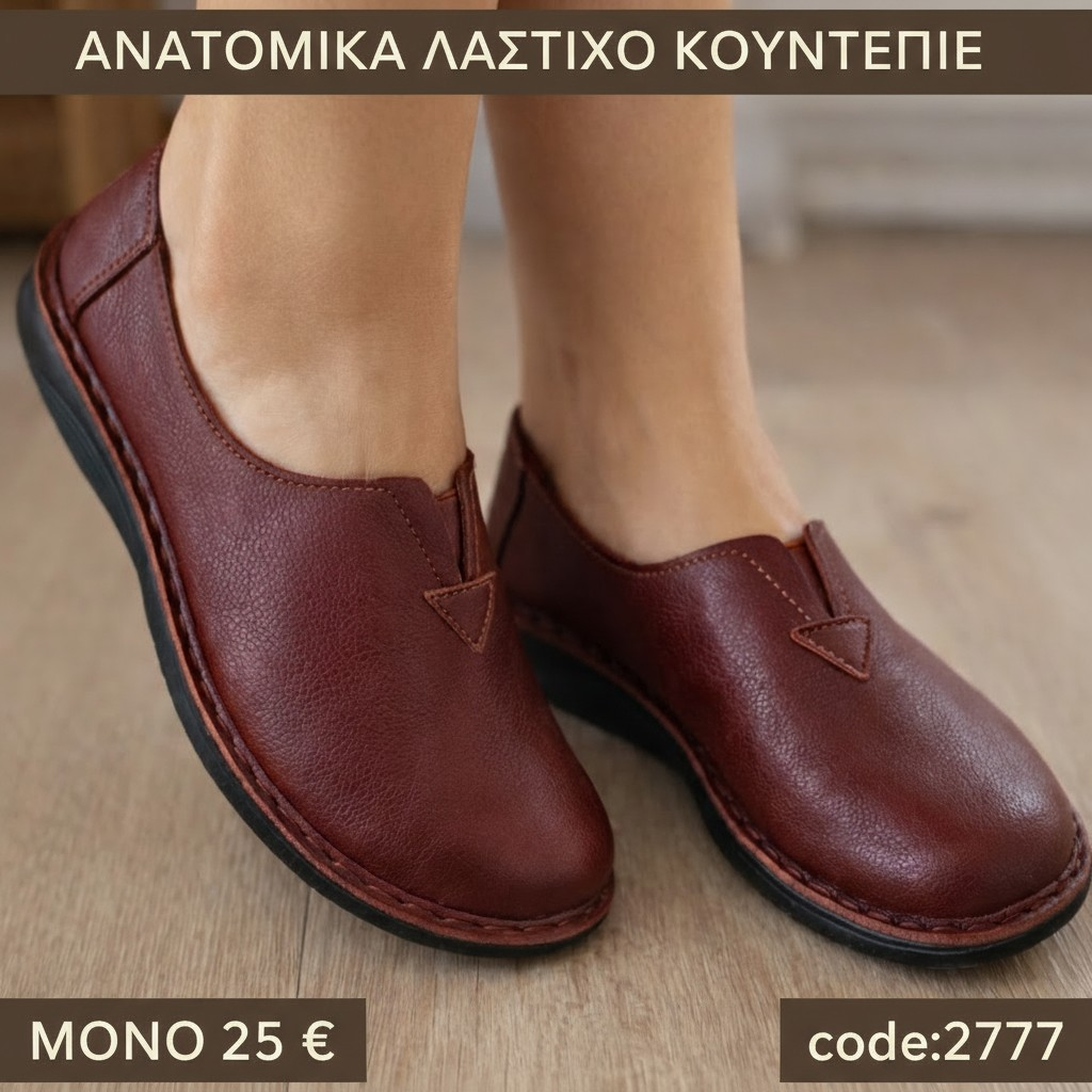 Ανατομικά με λάστιχο στο κουντεπιέ - 2777