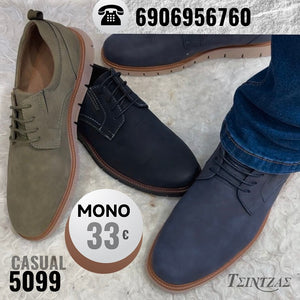 Ανδρικά Casual δετά με σόλα θερμολάστιχο - 5099