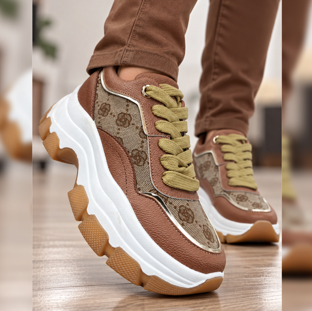 Γυναικεία Ανατομικά Sneakers με Πλατφόρμα 7 cm – Κωδ. 0232